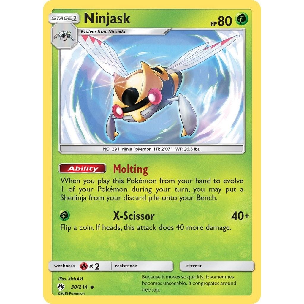Image for Ninjask (30/214) (SM8) - Pokemon