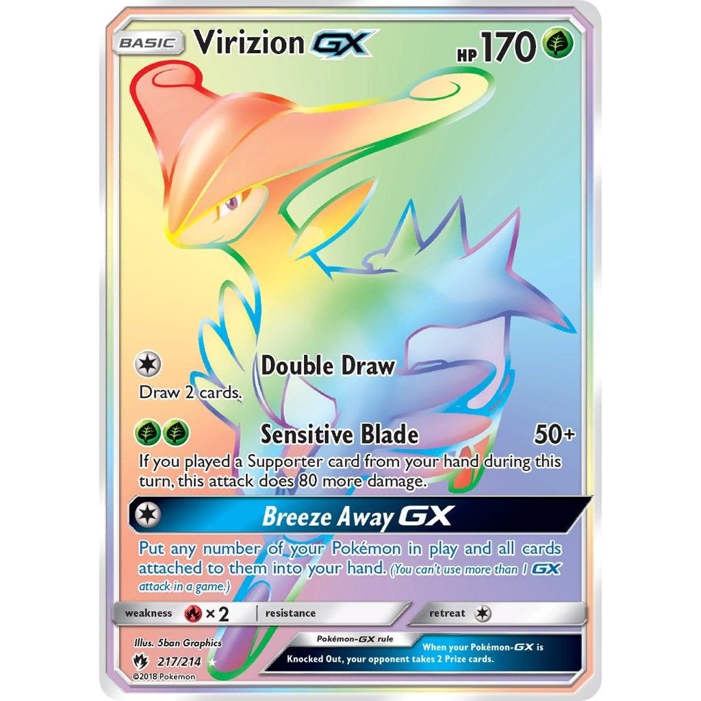 Image for Virizion GX (Secret) (217/214) (SM8) - Pokemon