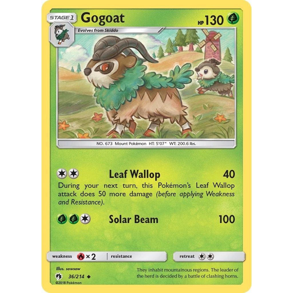 Image for Gogoat (36/214) (SM8) - Pokemon