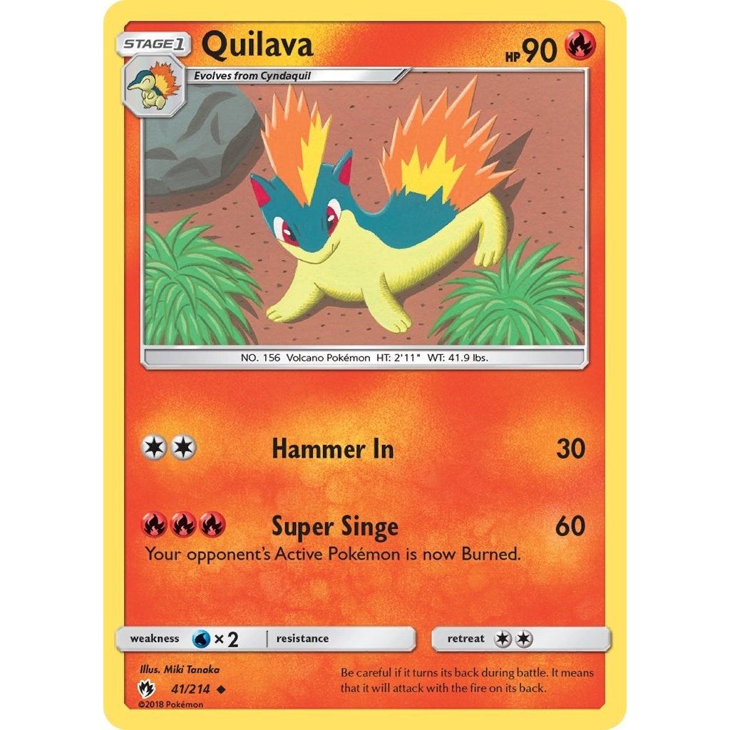 Image for Quilava (41/214) (SM8) - Pokemon