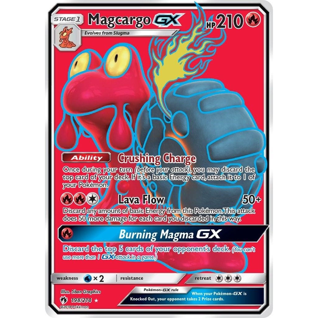 Image for Magcargo GX (Full Art) (198/214) (SM8) - Pokemon