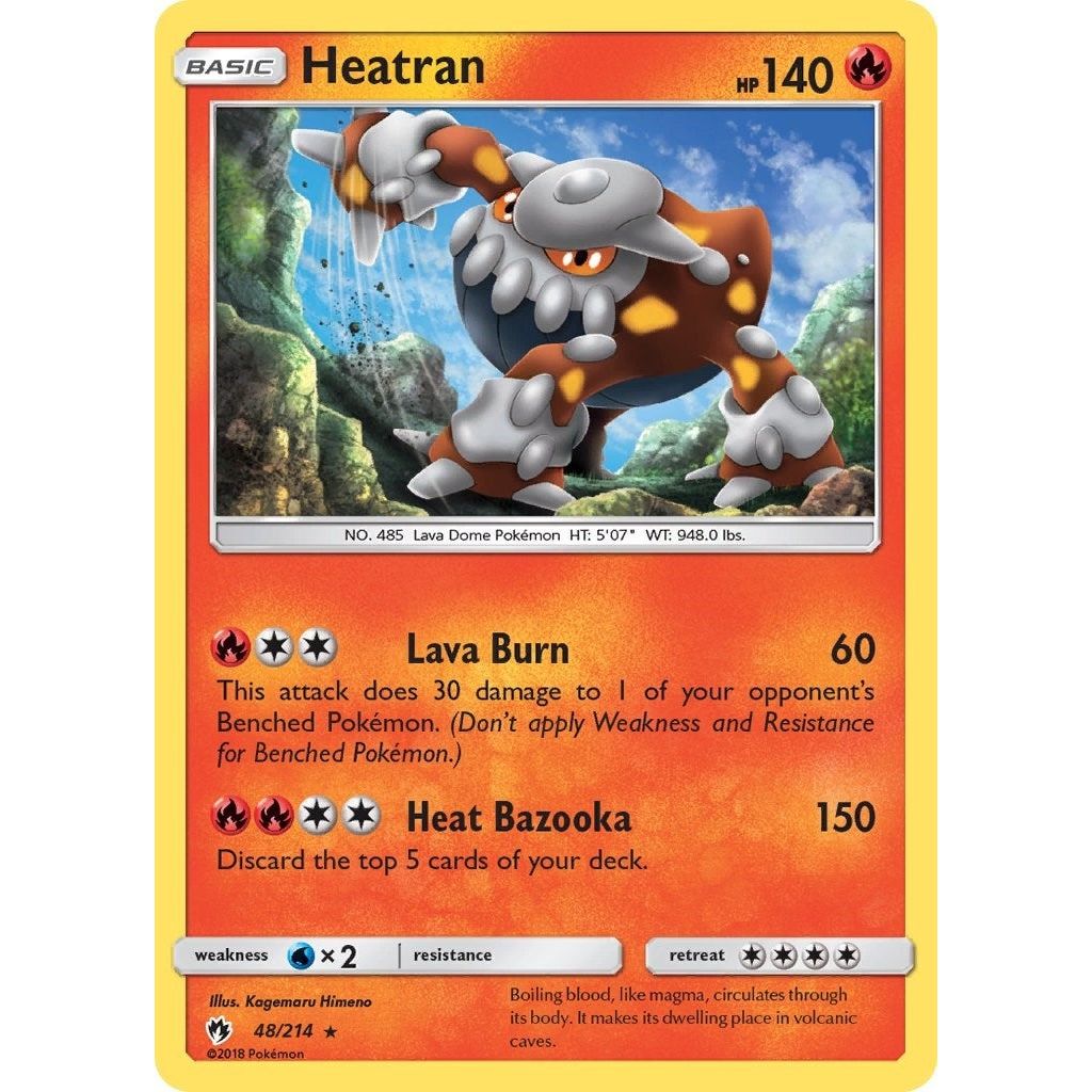 Image for Heatran (48/214) (SM8) - Pokemon