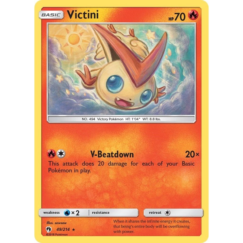 Image for Victini (49/214) (SM8) - Pokemon