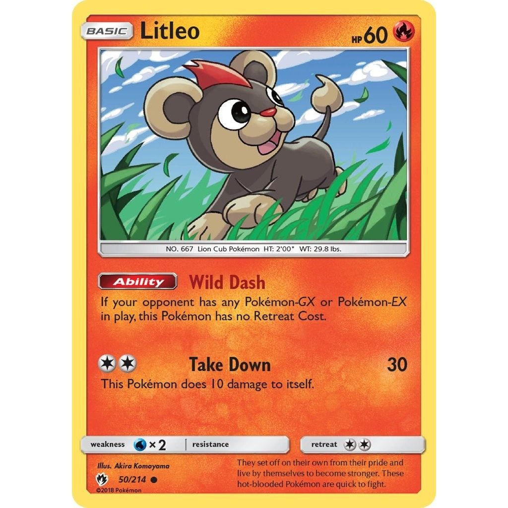 Image for Litleo (50/214) (SM8) - Pokemon