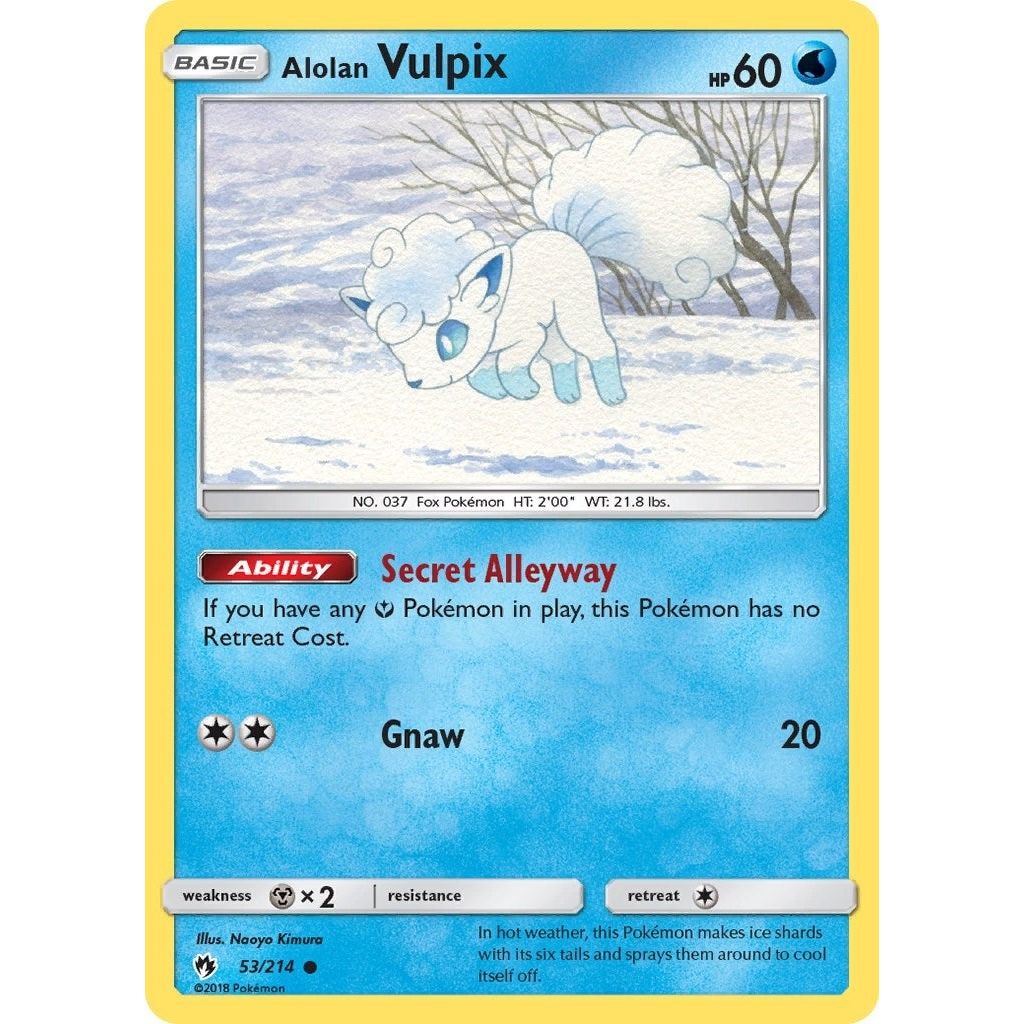Image for Alolan Vulpix (53/214) (SM8) - Pokemon