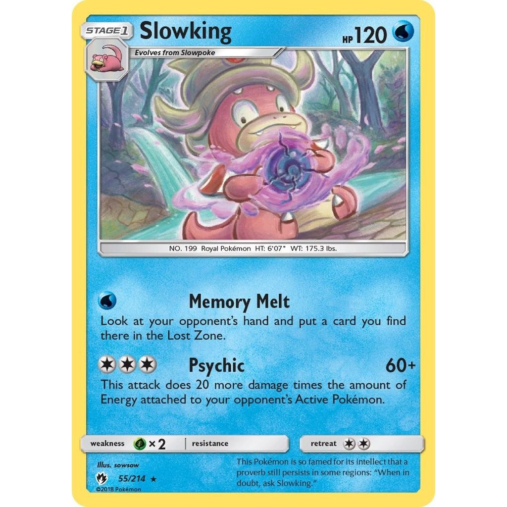 Image for Slowking (55/214) (SM8) - Pokemon