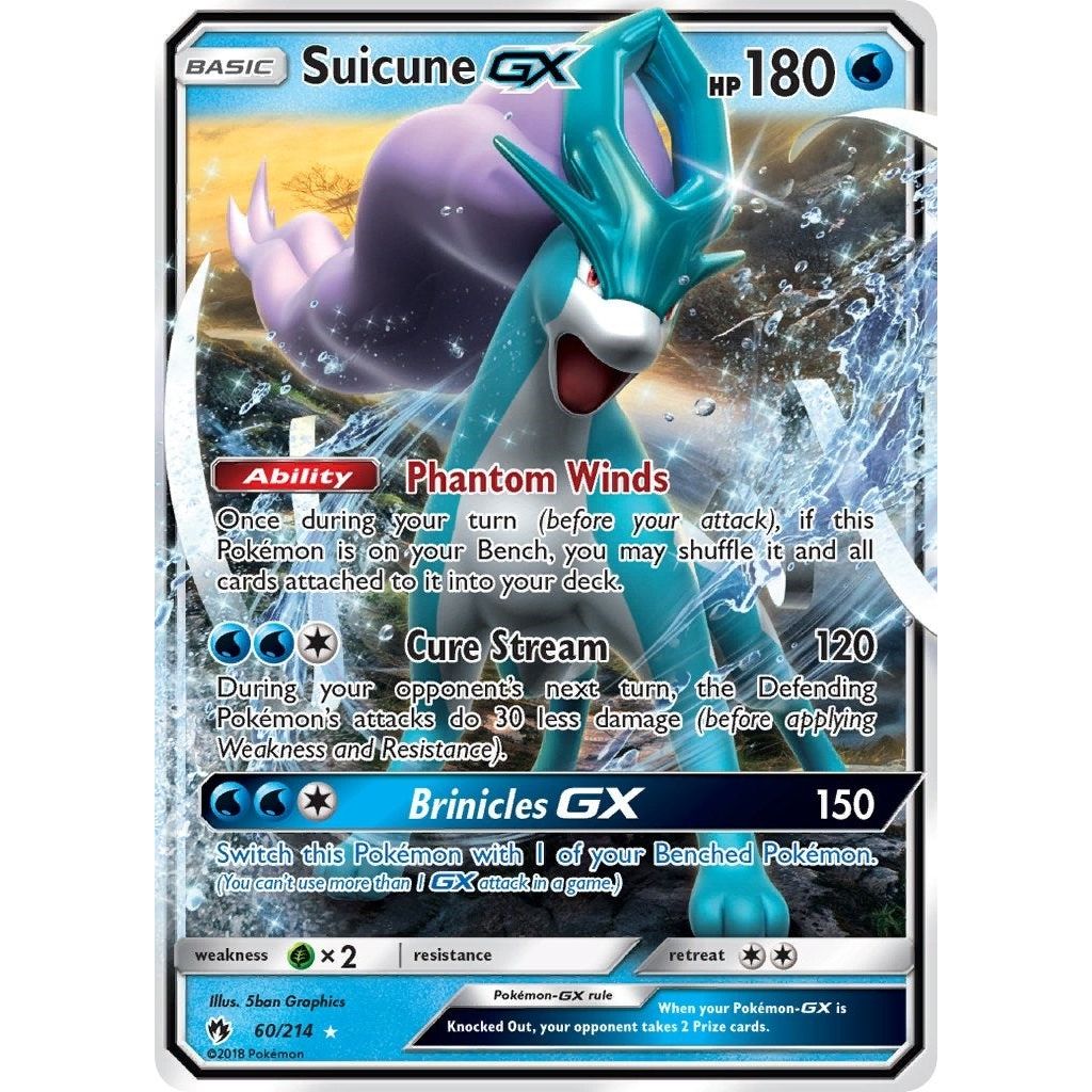 Image for Suicune GX (60/214) (SM8) - Pokemon