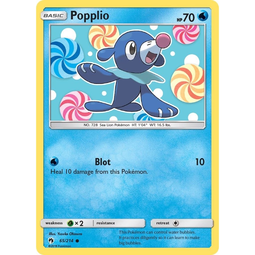 Image for Popplio (65) (65/214) (SM8) - Pokemon