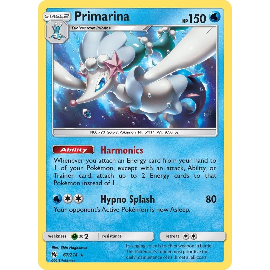 Image for Primarina (67/214) (SM8) - Pokemon
