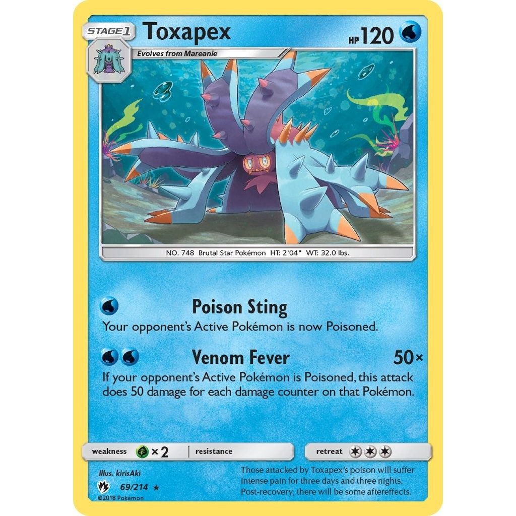 Image for Toxapex (69/214) (SM8) - Pokemon