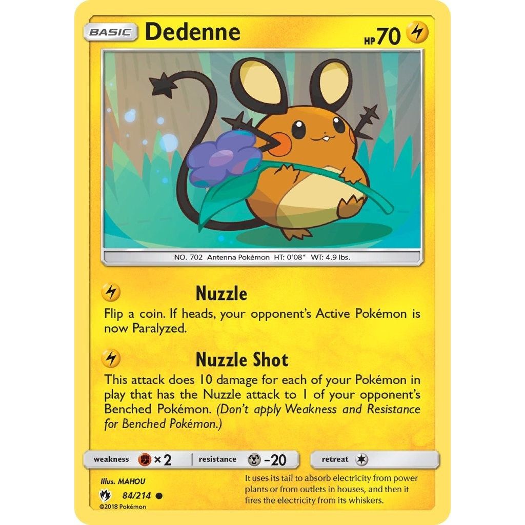 Image for Dedenne (84) (84/214) (SM8) - Pokemon