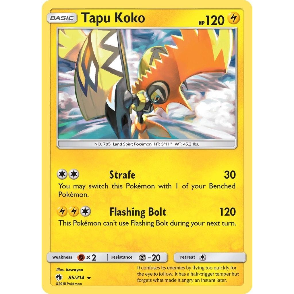 Image for Tapu Koko (85/214) (SM8) - Pokemon