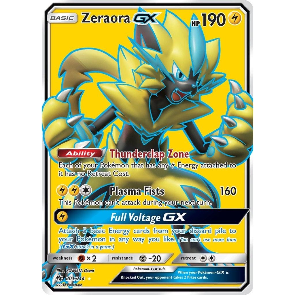 Image for Zeraora GX (Full Art) (201/214) (SM8) - Pokemon