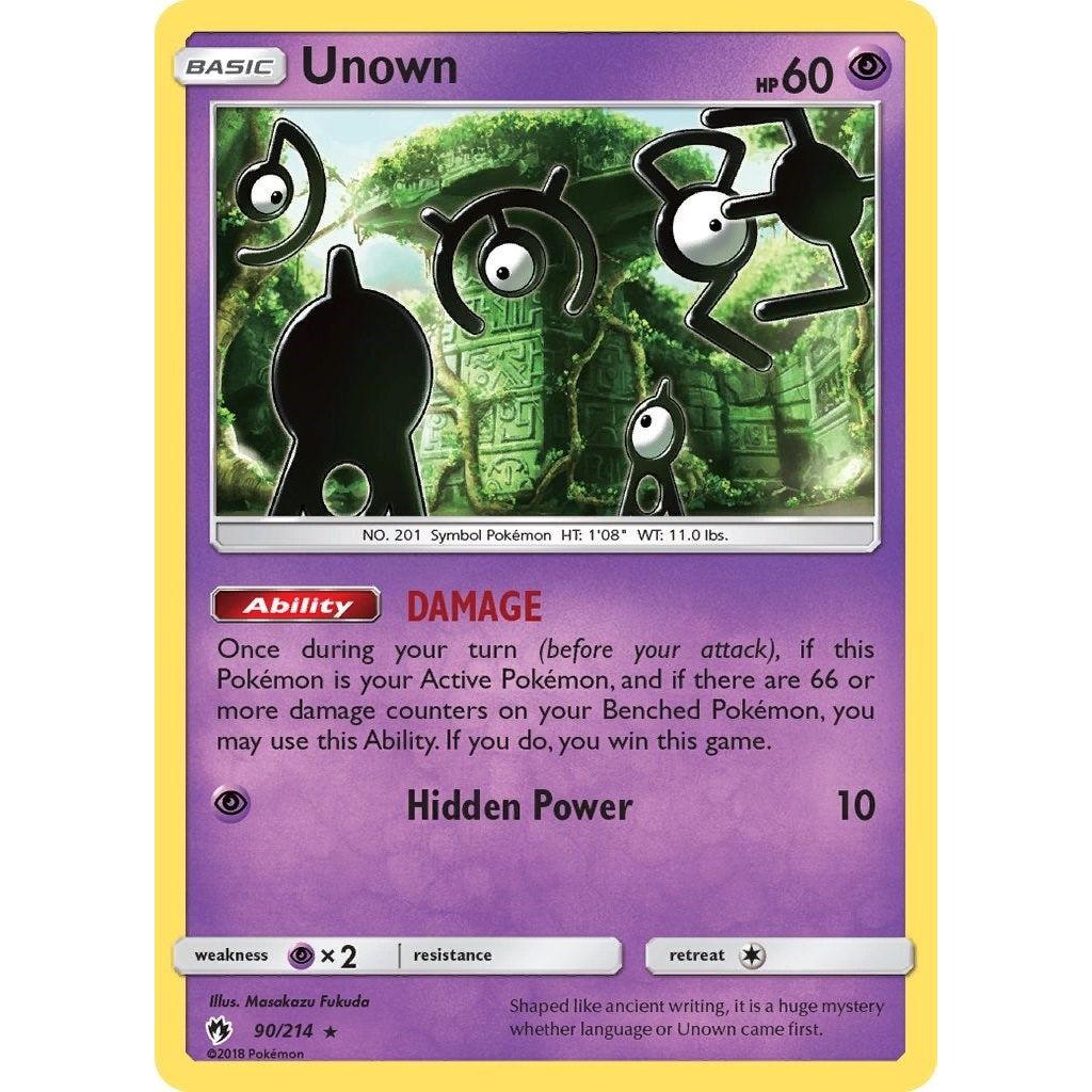 Image for Unown (90) (90/214) (SM8) - Pokemon