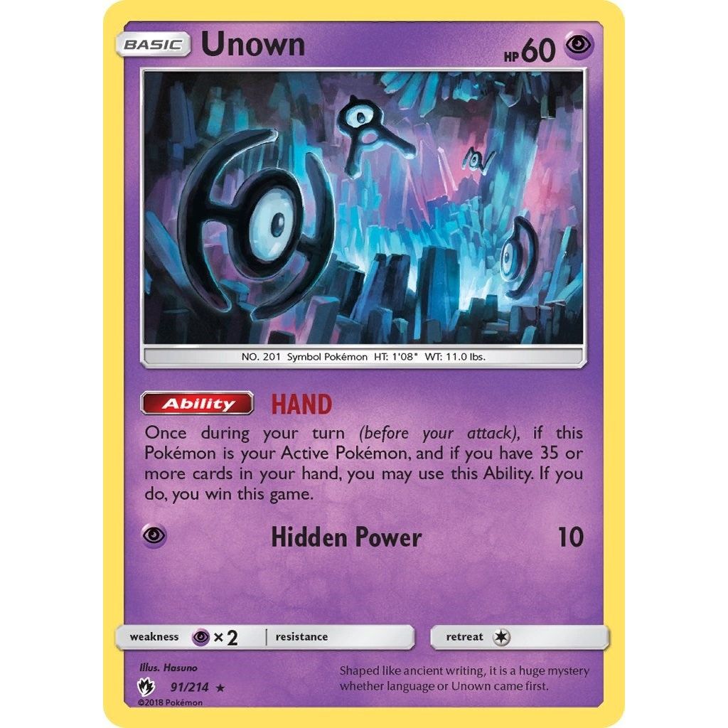 Image for Unown (91) (91/214) (SM8) - Pokemon