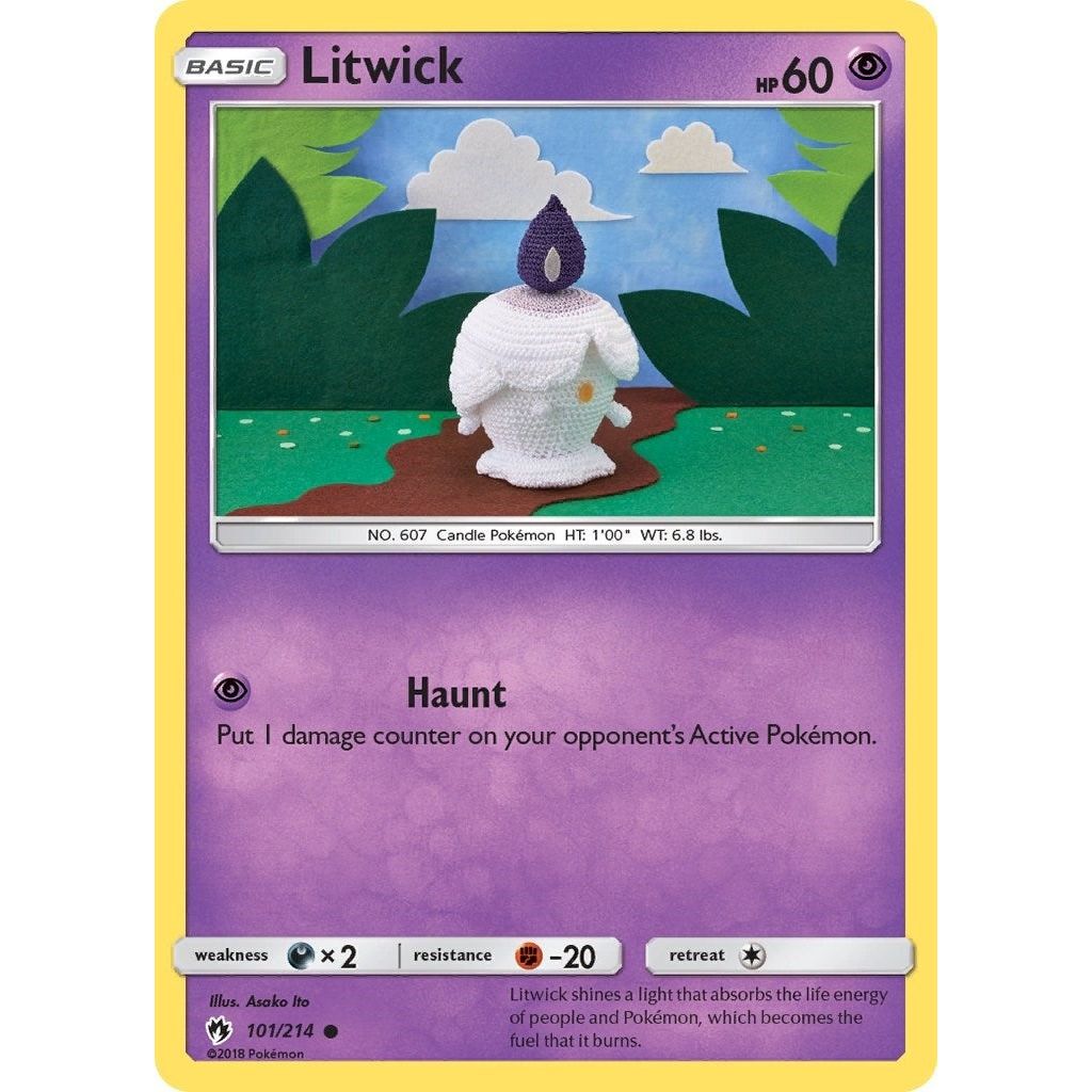 Image for Litwick (101/214) (SM8) - Pokemon