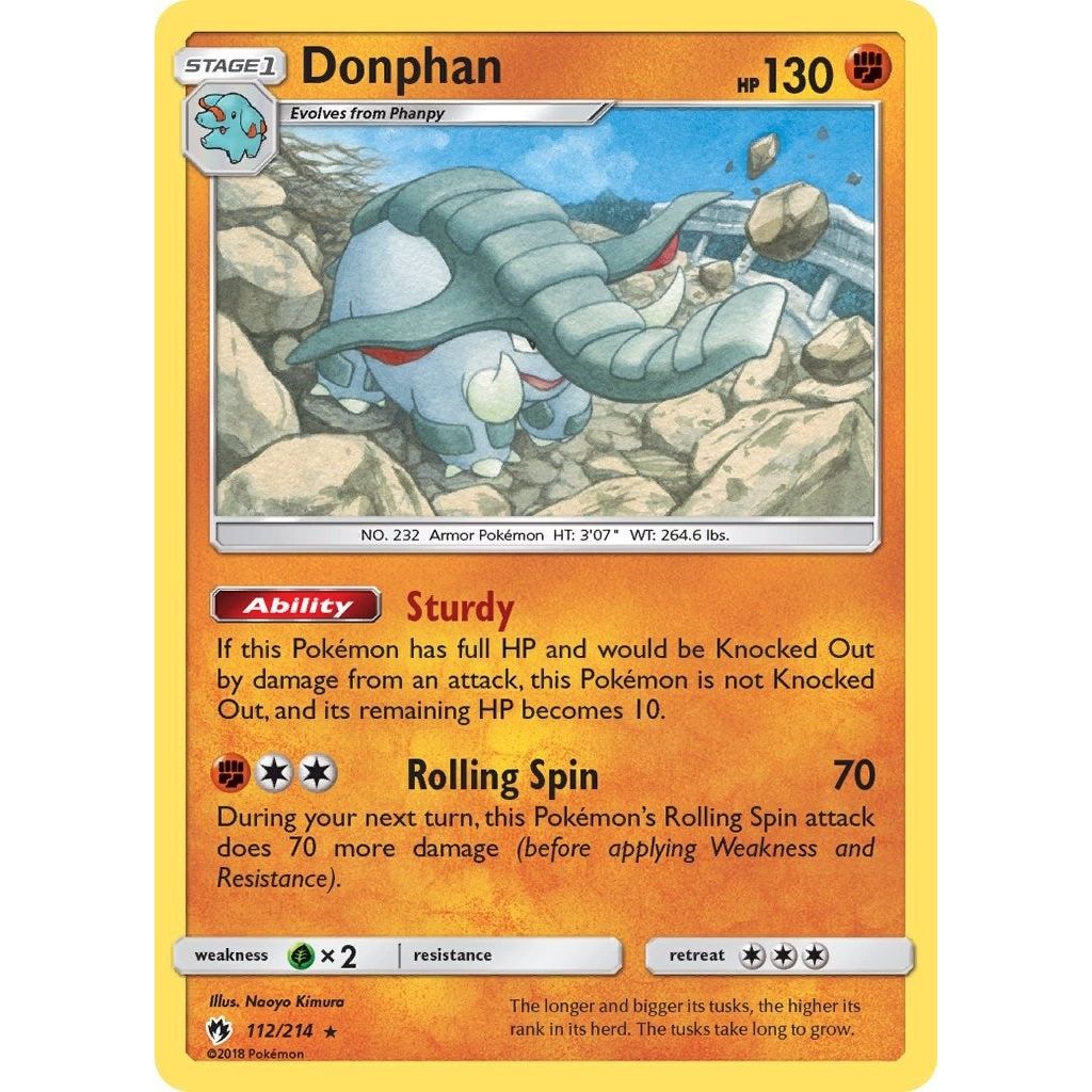 Image for Donphan (112/214) (SM8) - Pokemon
