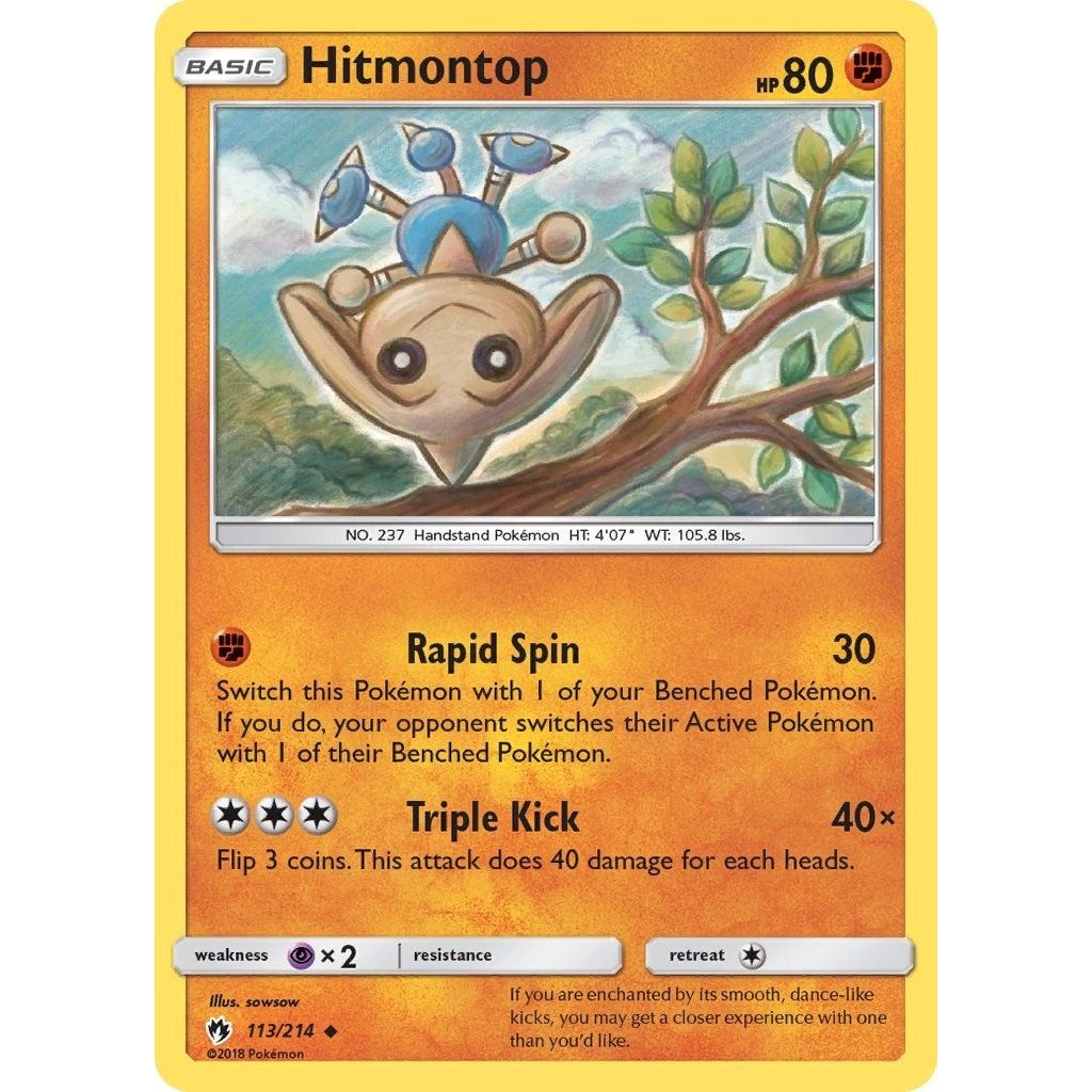 Image for Hitmontop (113/214) (SM8) - Pokemon