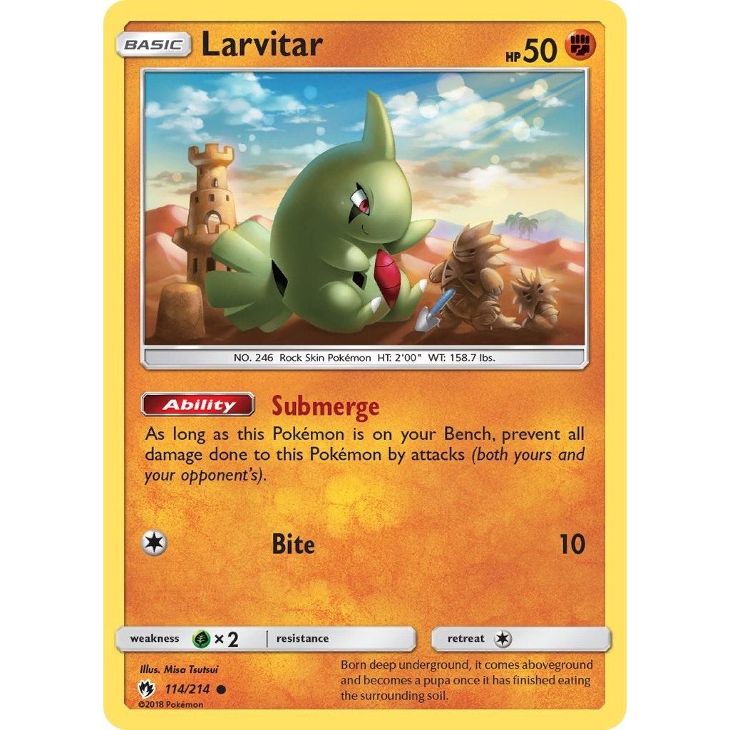 Image for Larvitar (114) (114/214) (SM8) - Pokemon