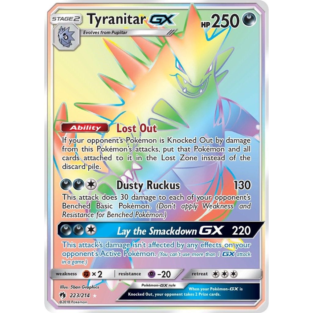 Image for Tyranitar GX (Secret) (223/214) (SM8) - Pokemon