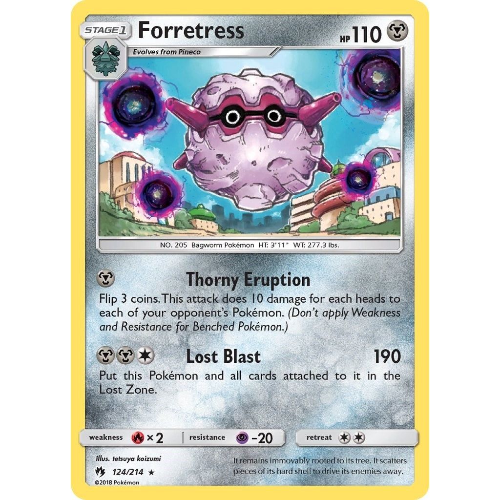 Image for Forretress (124/214) (SM8) - Pokemon