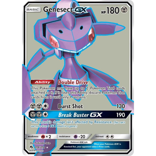 Image for Genesect GX (Full Art) (204/214) (SM8) - Pokemon