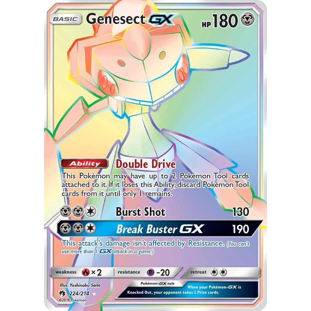 Image for Genesect GX (Secret) (224/214) (SM8) - Pokemon