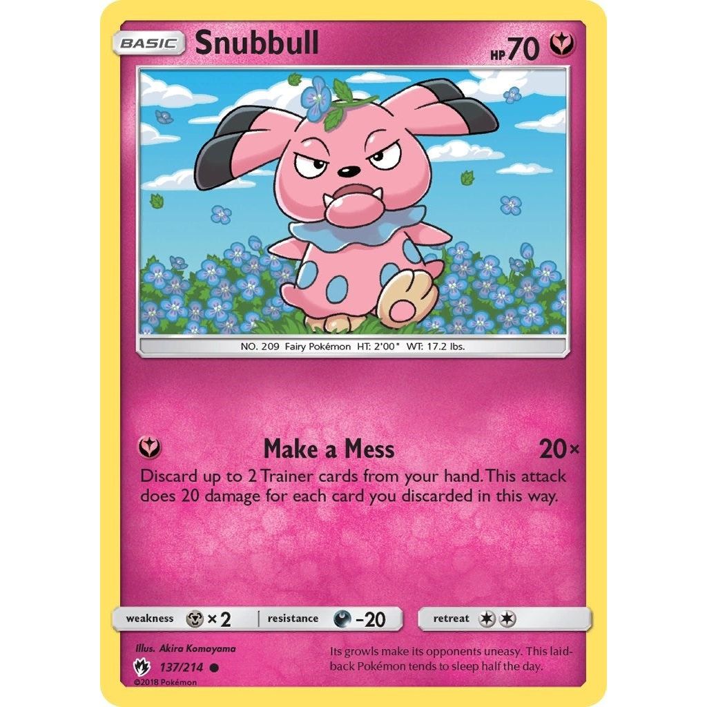 Image for Snubbull (137/214) (SM8) - Pokemon