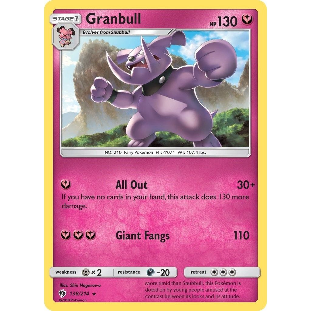 Image for Granbull (138/214) (SM8) - Pokemon