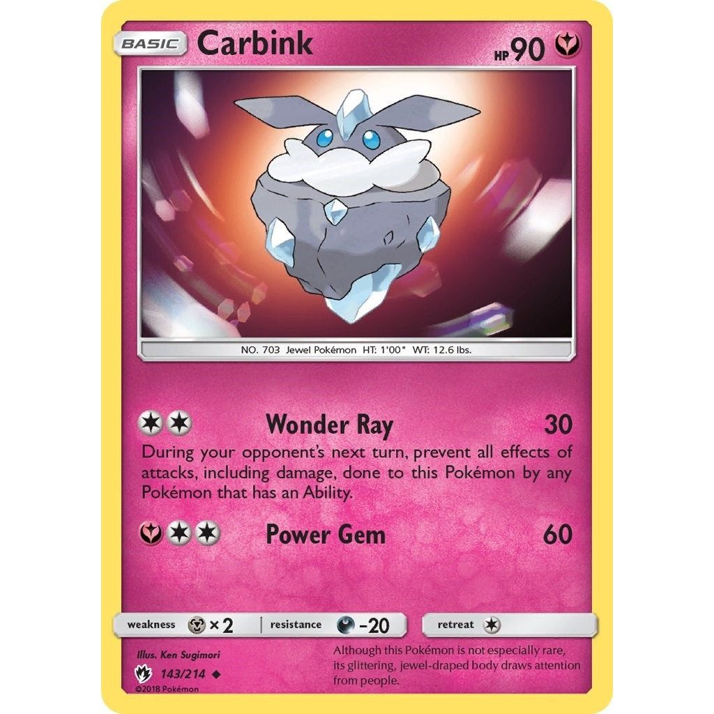 Image for Carbink (143) (143/214) (SM8) - Pokemon