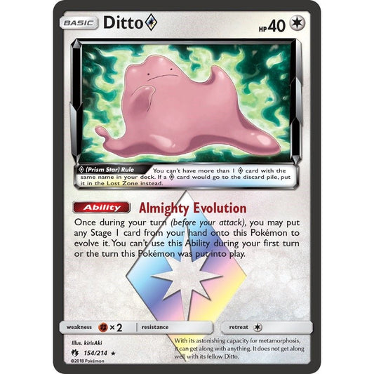 Image for Ditto Prism Star (154/214) (SM8) - Pokemon