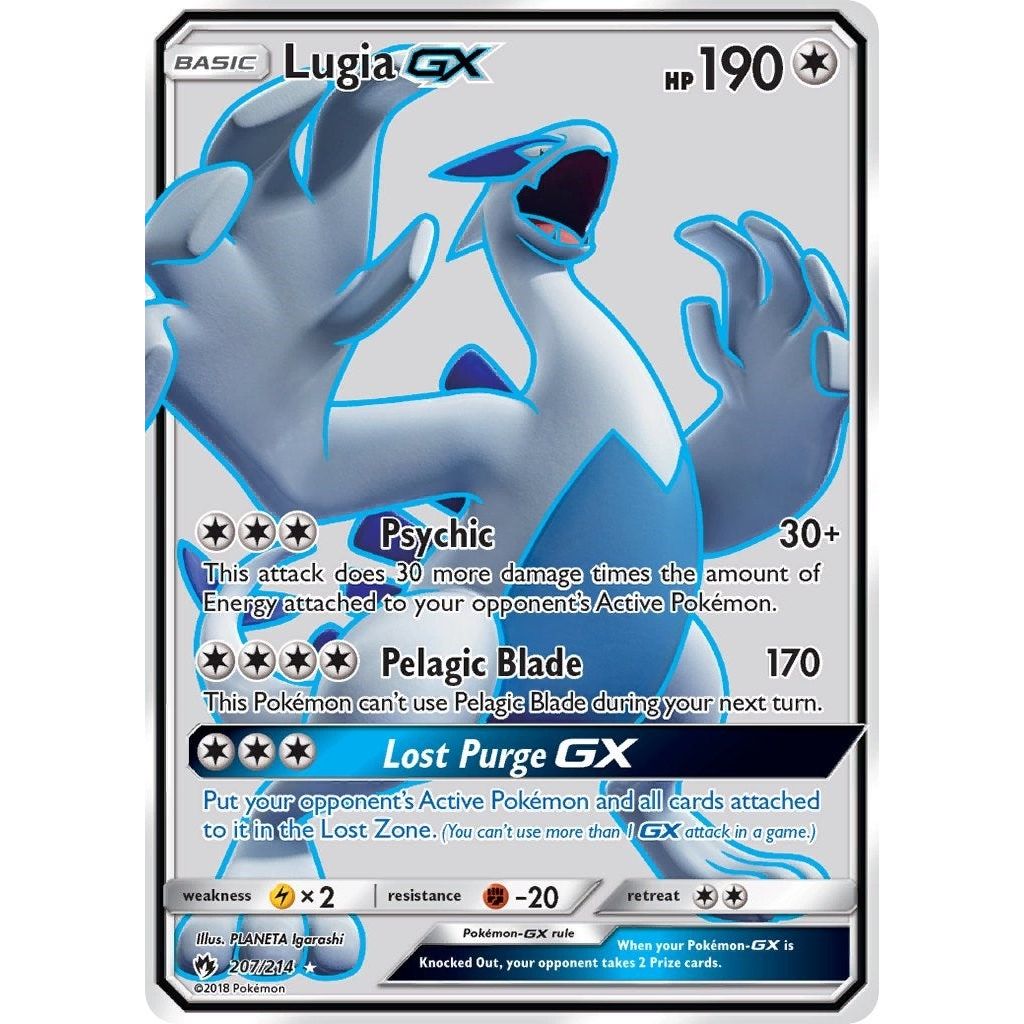Image for Lugia GX (Full Art) (207/214) (SM8) - Pokemon