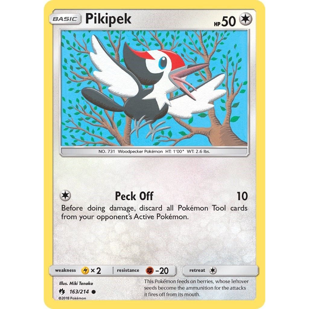 Image for Pikipek (163) (163/214) (SM8) - Pokemon
