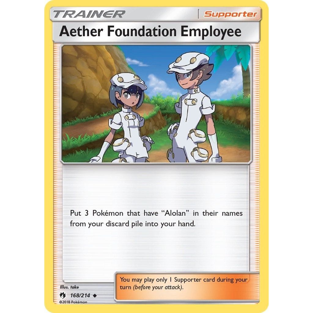 Image for Aether Foundation Employee (168/214) (SM8) - Pokemon