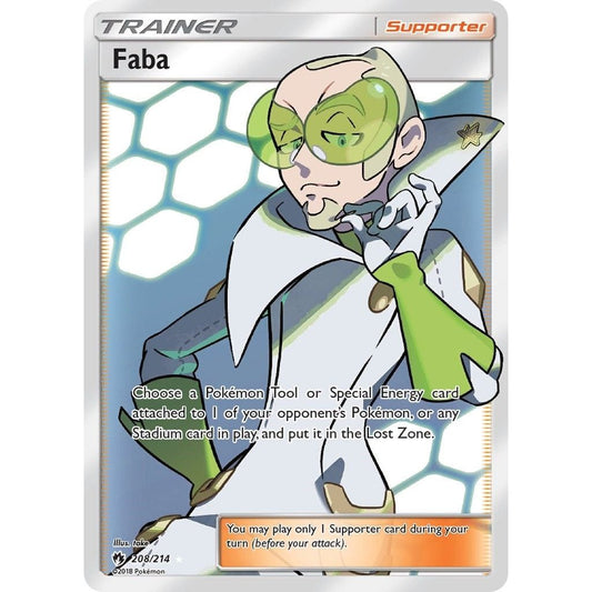 Image for Faba (Full Art) (208/214) (SM8) - Pokemon