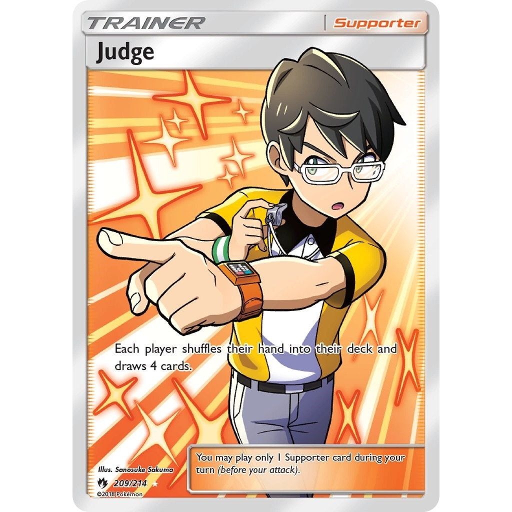 Image for Judge (Full Art) (209/214) (SM8) - Pokemon