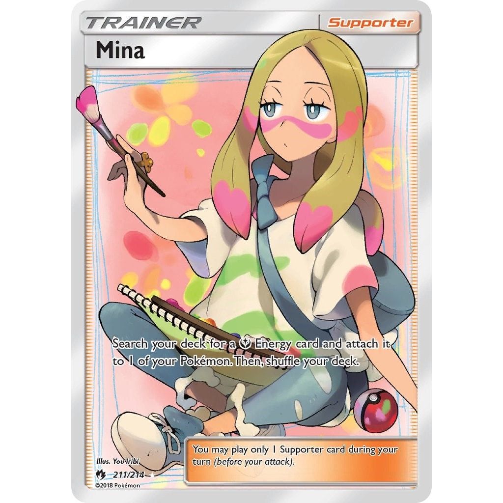 Image for Mina (Full Art) (211/214) (SM8) - Pokemon