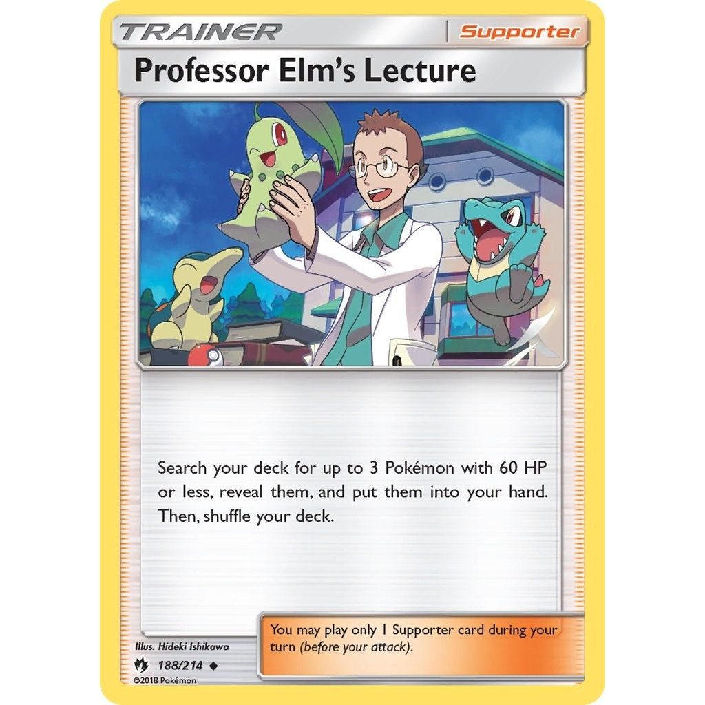 Image for Professor Elm's Lecture (188/214) (SM8) - Pokemon