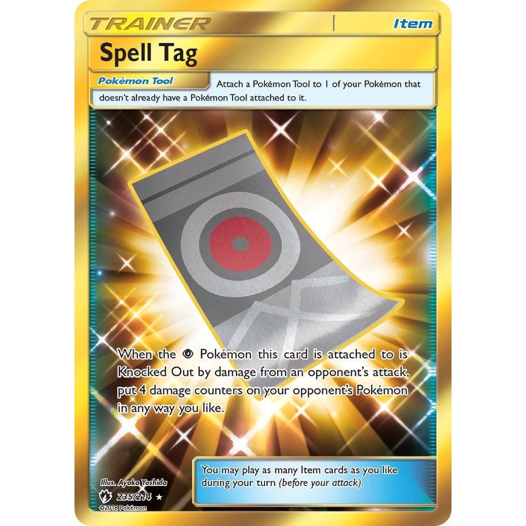 Image for Spell Tag (Secret) (235/214) (SM8) - Pokemon