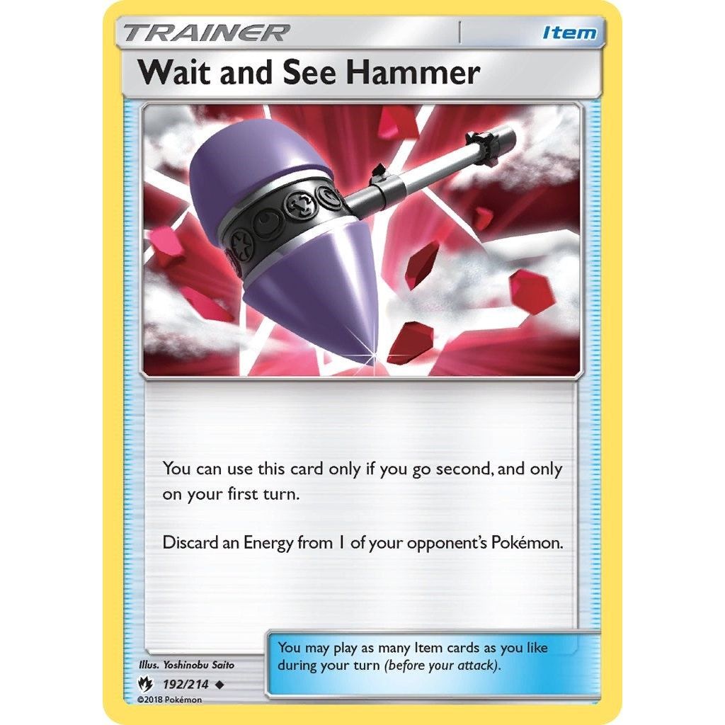 Image for Wait and See Hammer (192/214) (SM8) - Pokemon