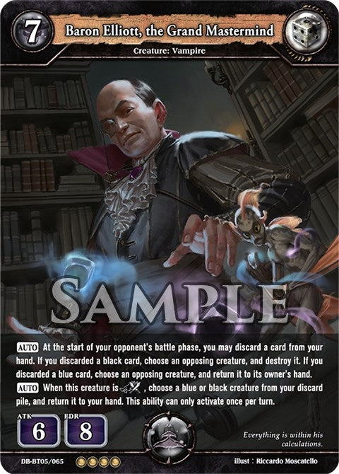 Image for Baron Elliott, the Grand Mastermind (DB-BT05/065) (BP05) - Dragoborne