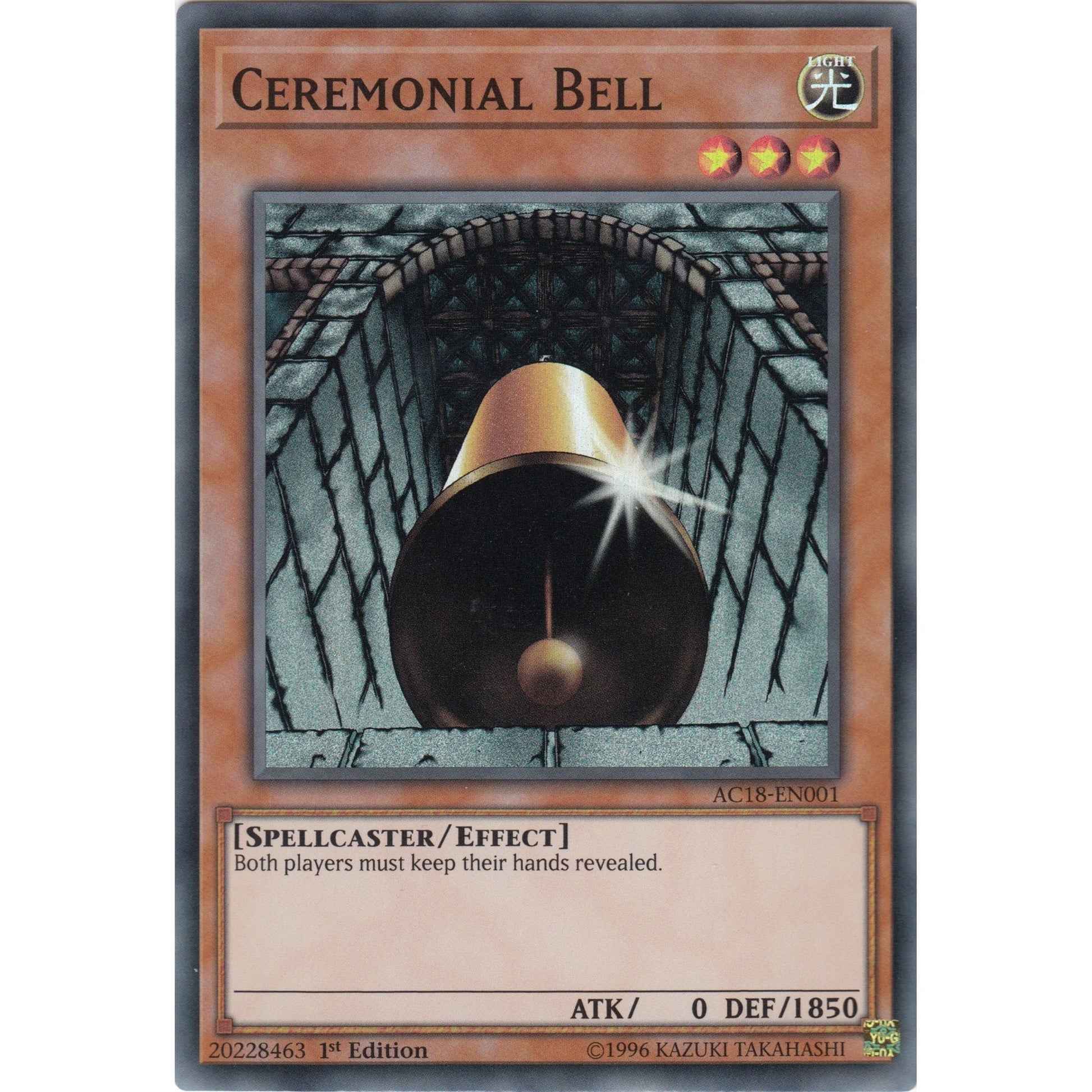 Image for Ceremonial Bell (AC18-EN001) (AC18) - YuGiOh