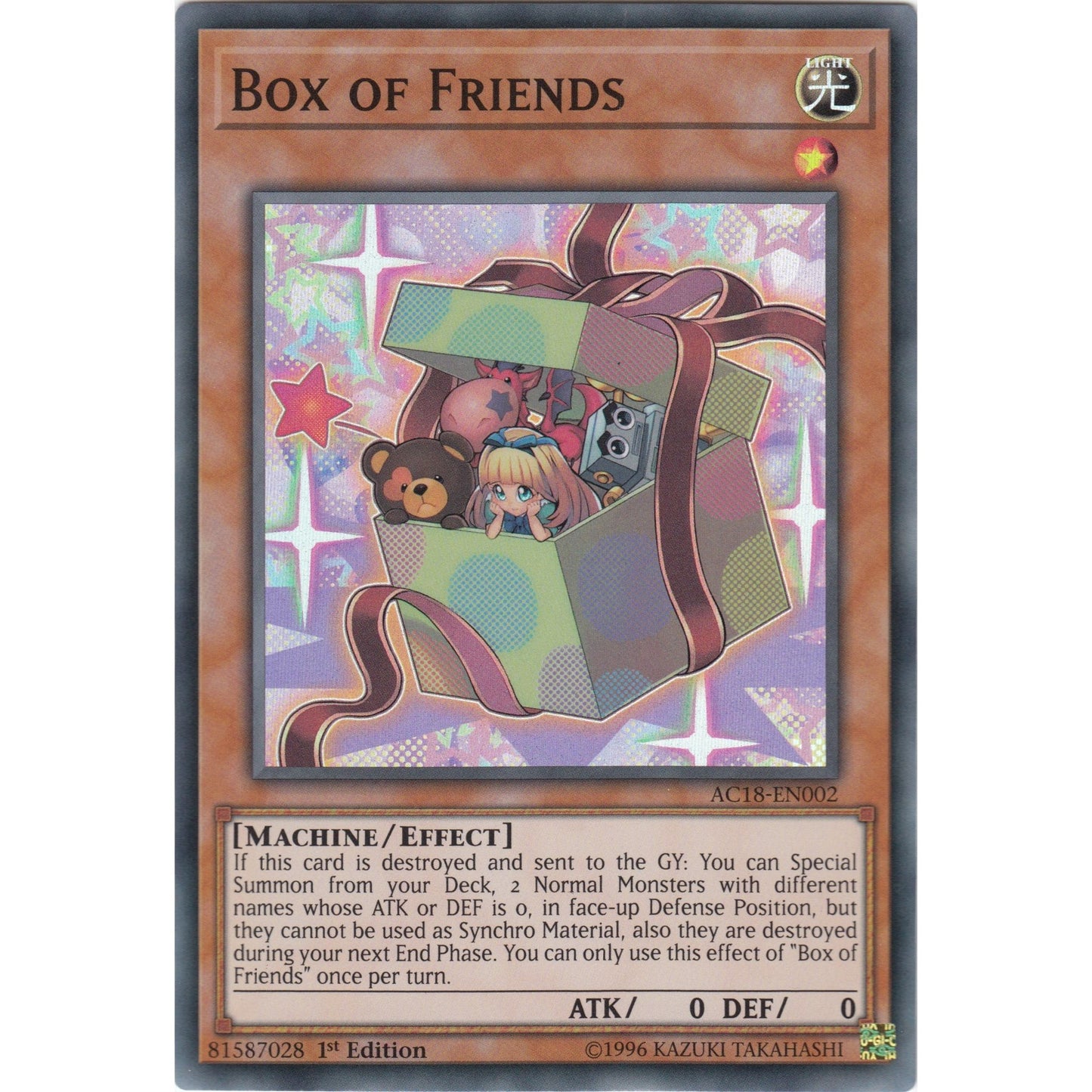 Image for Box of Friends (AC18-EN002) (AC18) - YuGiOh