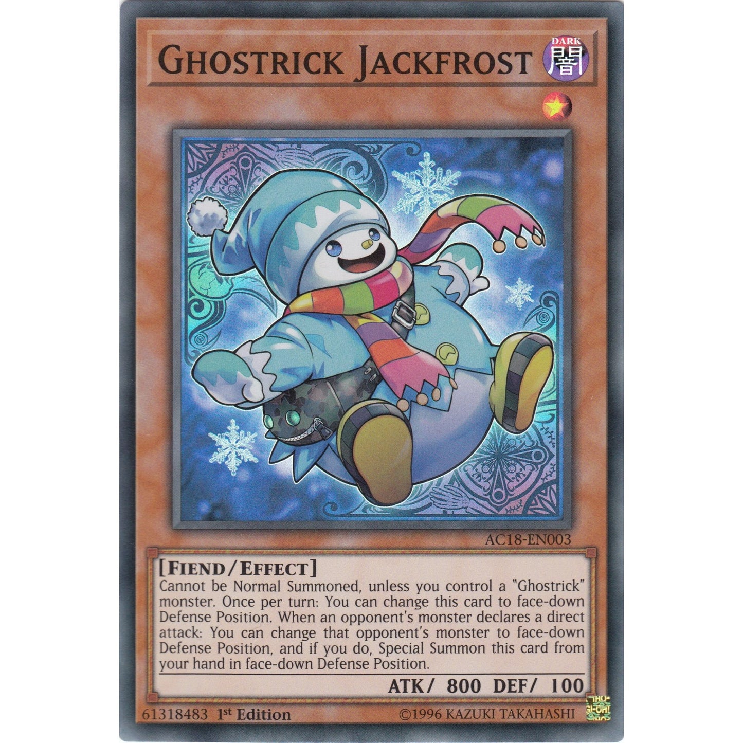 Image for Ghostrick Jackfrost (AC18-EN003) (AC18) - YuGiOh