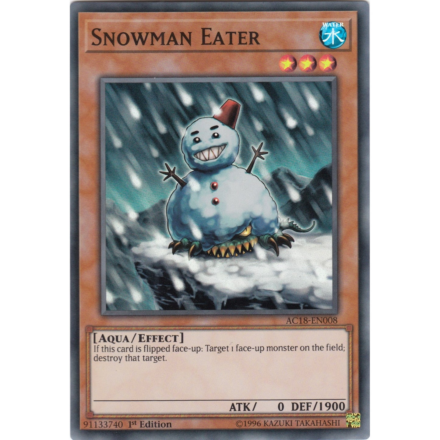 Image for Snowman Eater (AC18-EN008) (AC18) - YuGiOh