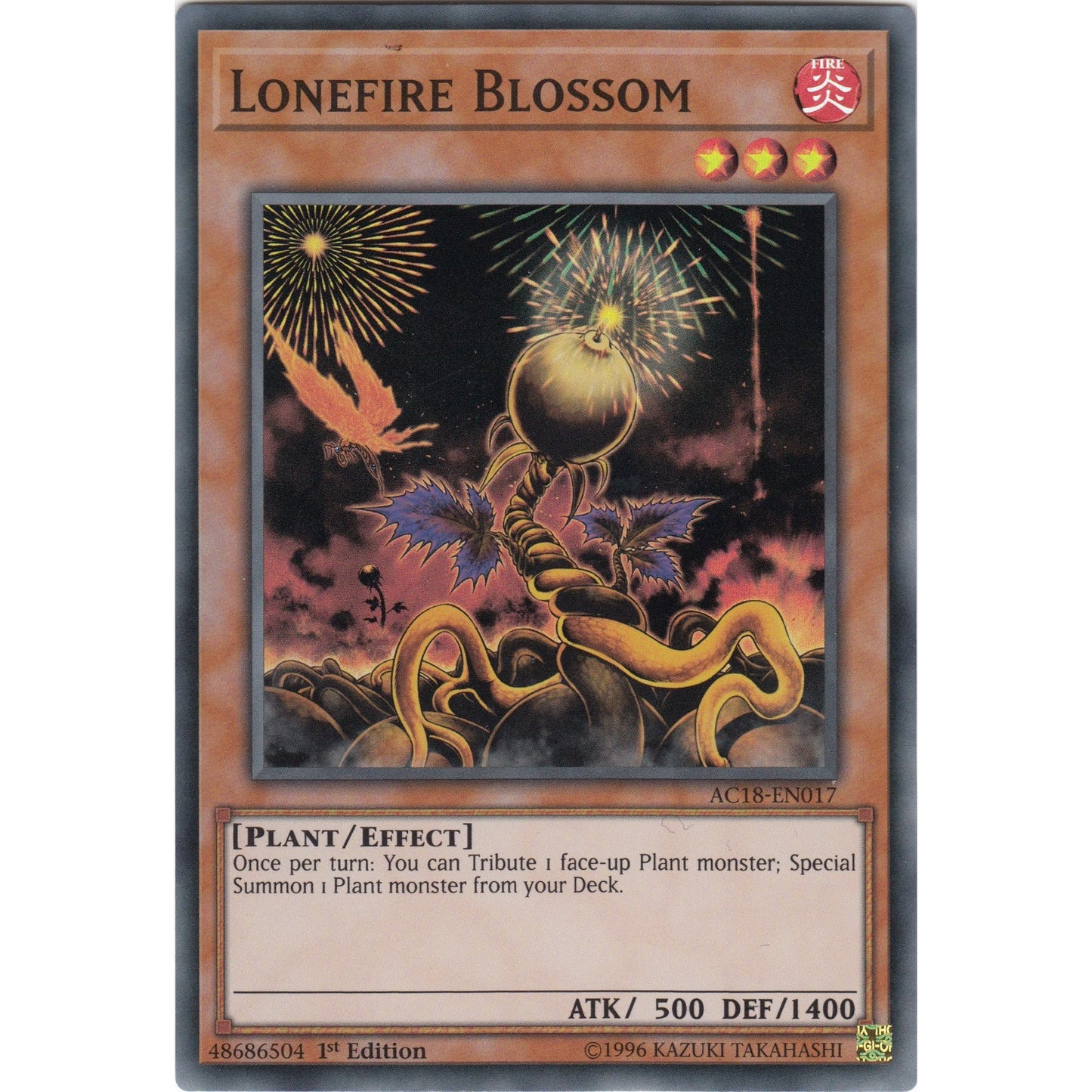 Image for Lonefire Blossom (AC18-EN017) (AC18) - YuGiOh