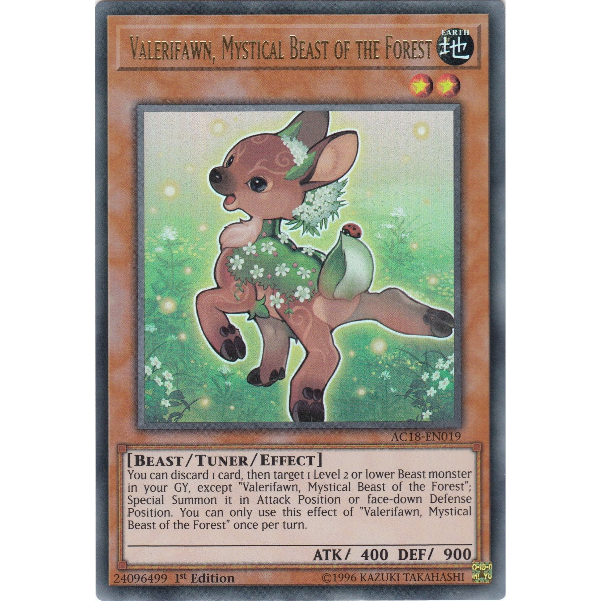 Image for Valerifawn, Mystical Beast of the Forest (AC18-EN019) (AC18) - YuGiOh
