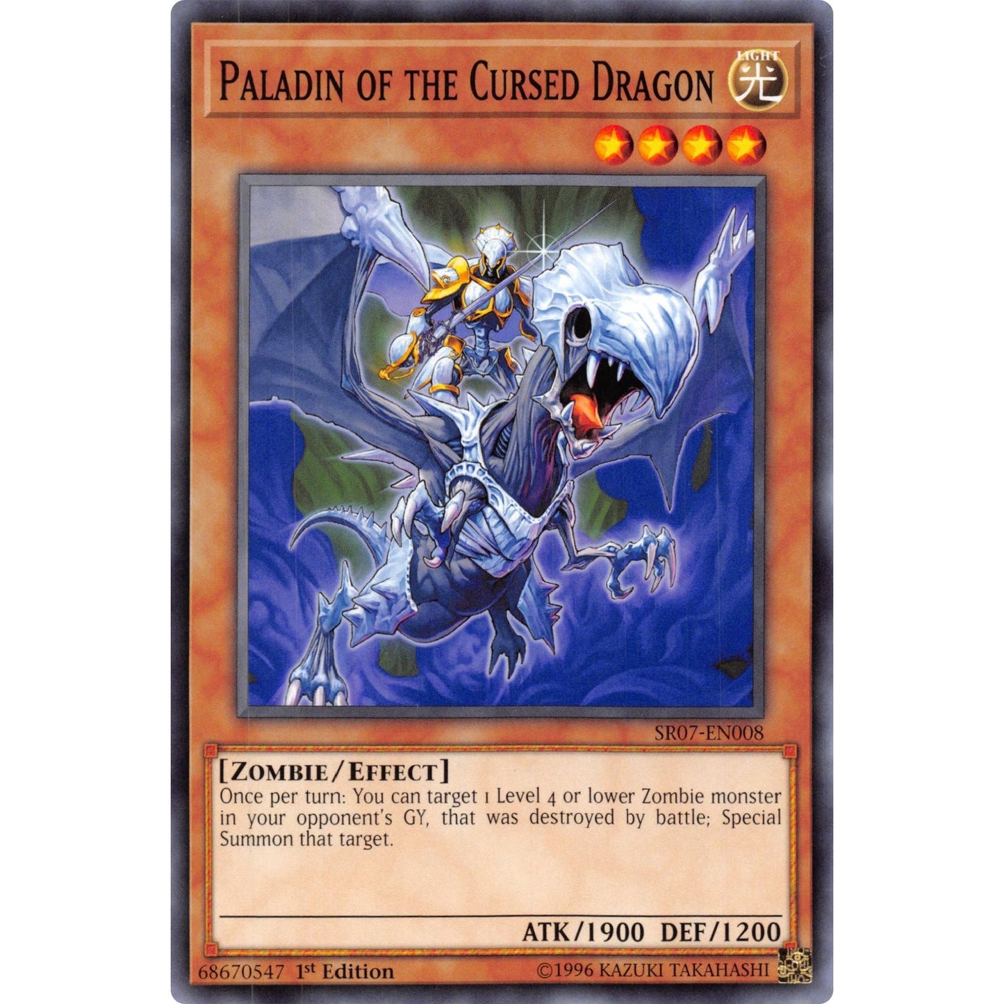 Image for Paladin of the Cursed Dragon (SR07-EN008) (SR07) - YuGiOh