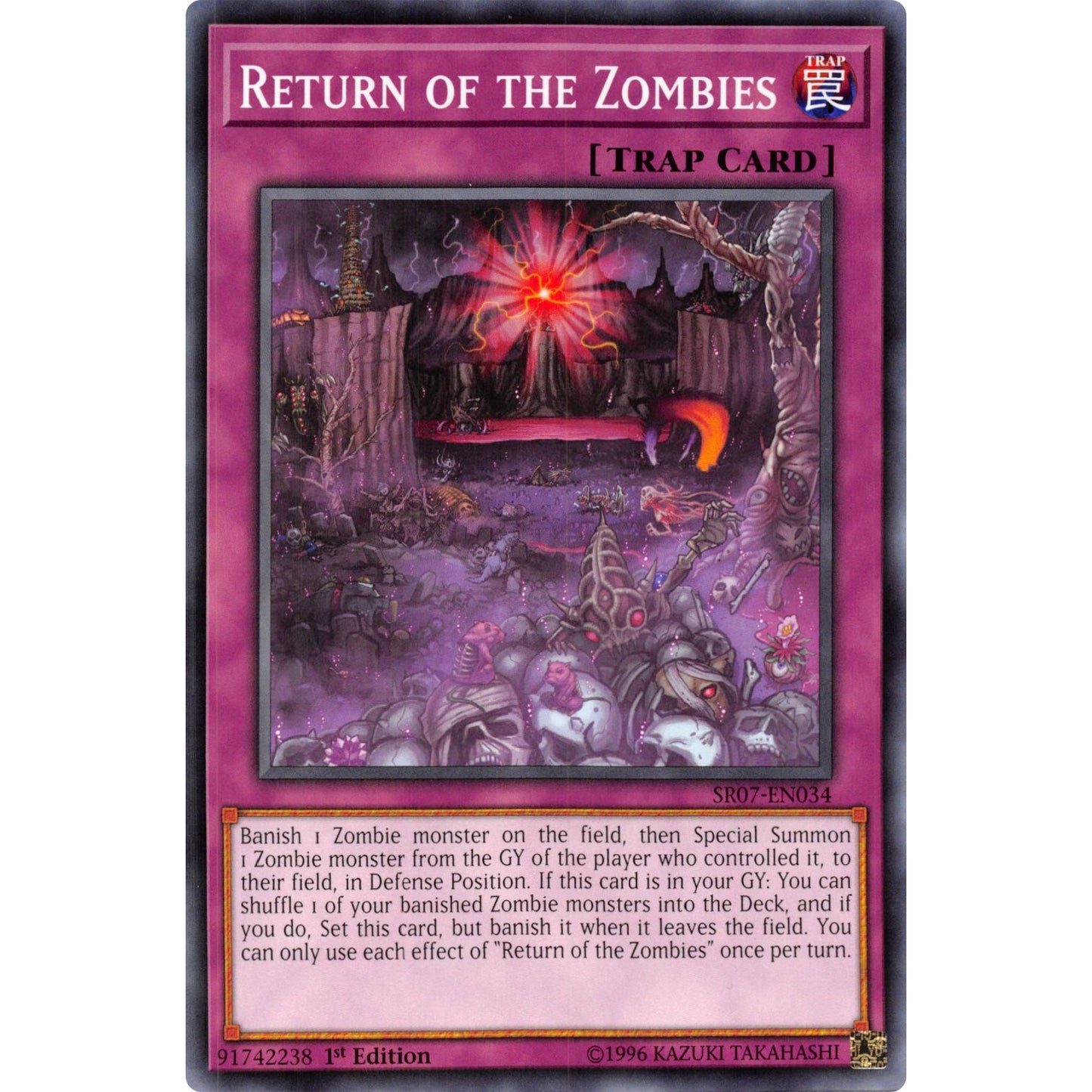 Image for Return of the Zombies (SR07-EN034) (SR07) - YuGiOh