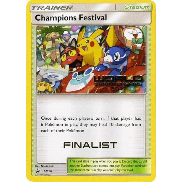 Image for Champions Festival - SM78 (World Championships 2017) [Finalist] (SM78) (SMP) - Pokemon